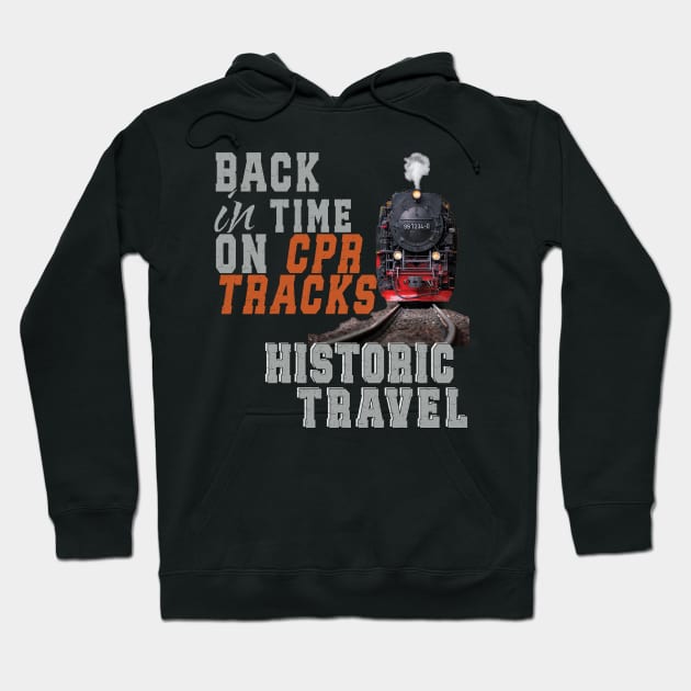 Canadian Pacific Railway - Vintage Travel Hoodie by TeeText